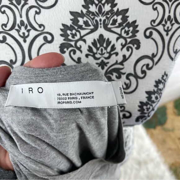 Iro Prickly Ruched Straight Cut Jersey Dress - Picture 9 of 10